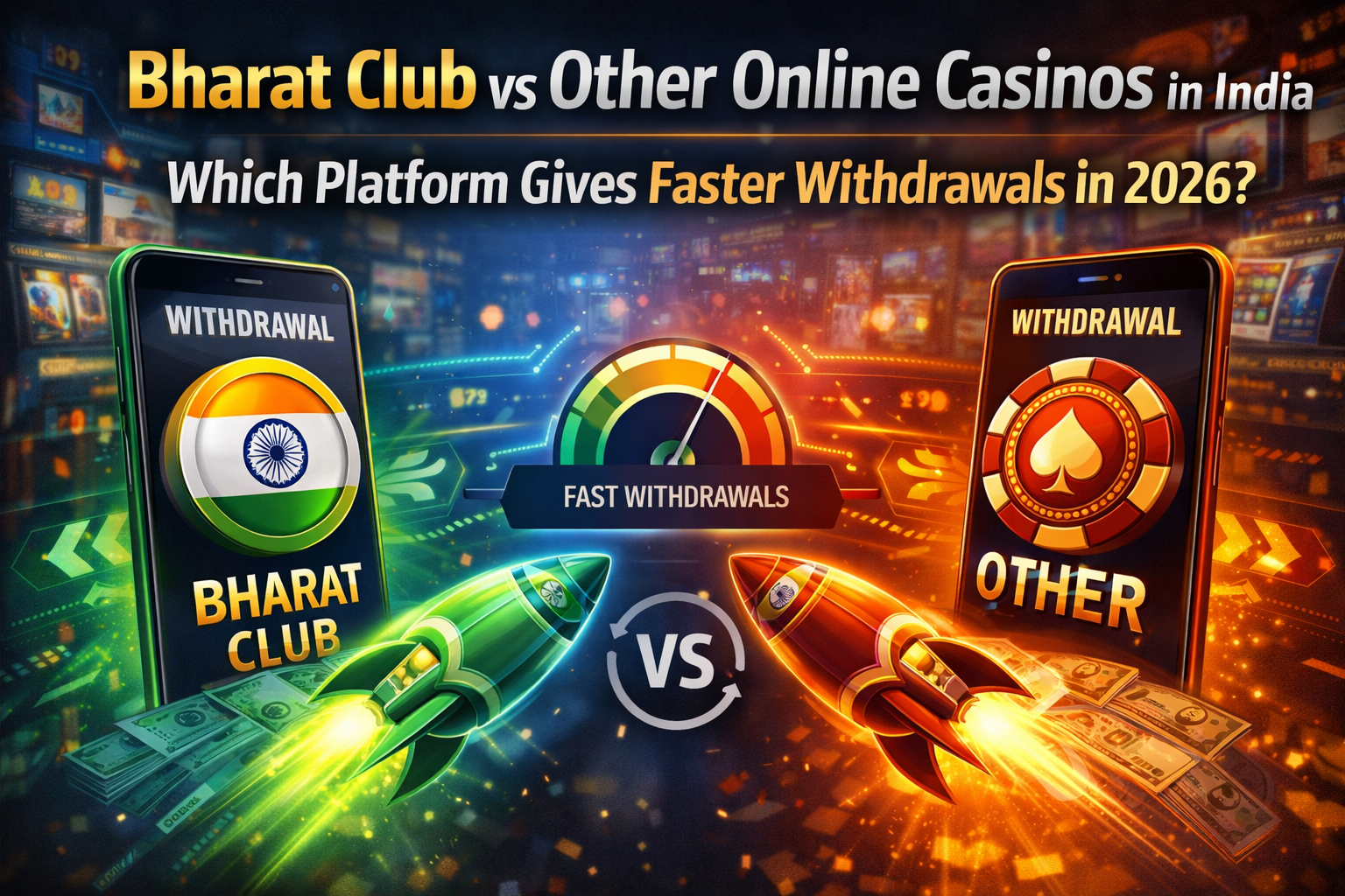 Bharat Club vs Online Casino