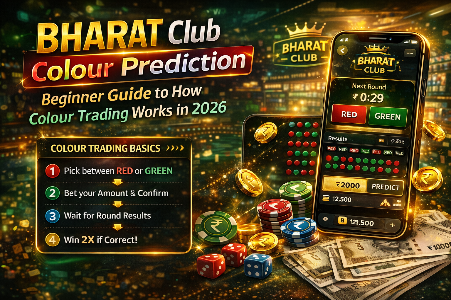 Bharat Club Colour Prediction Beginner Guide to How Colou