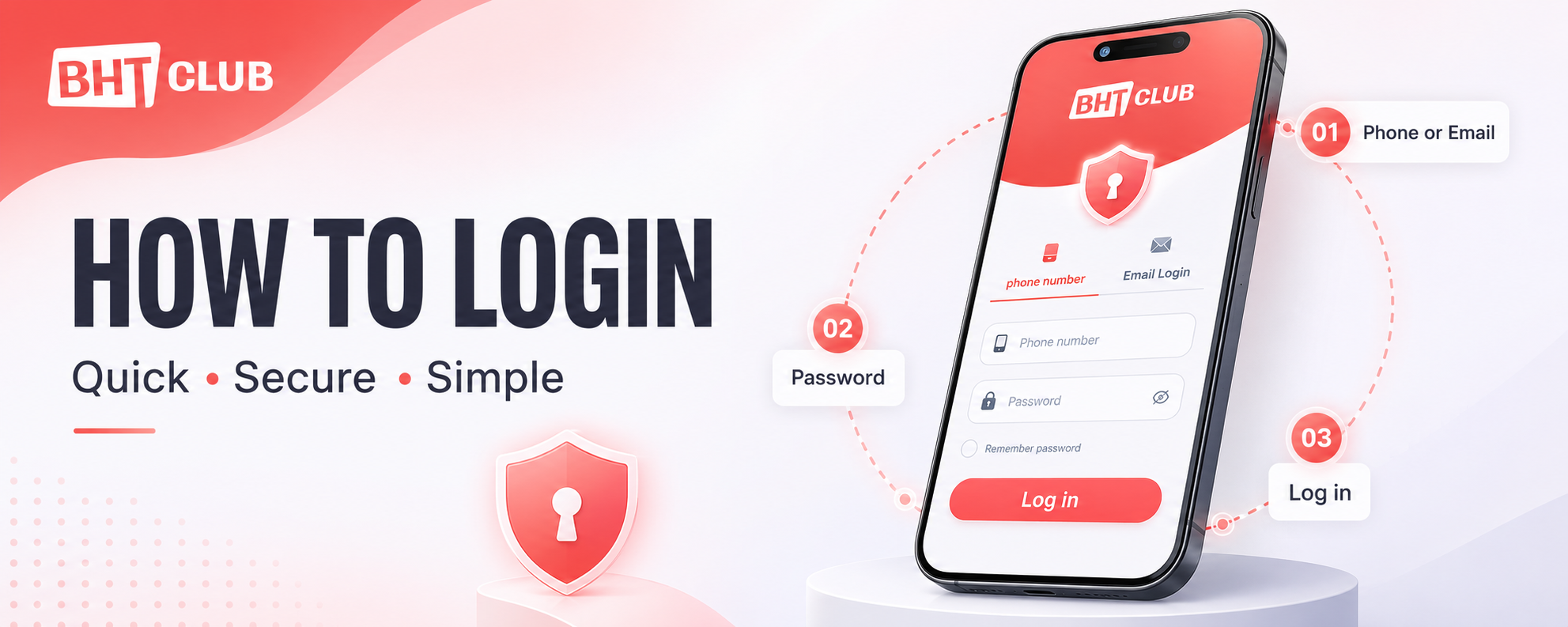 Bht Club How to Login