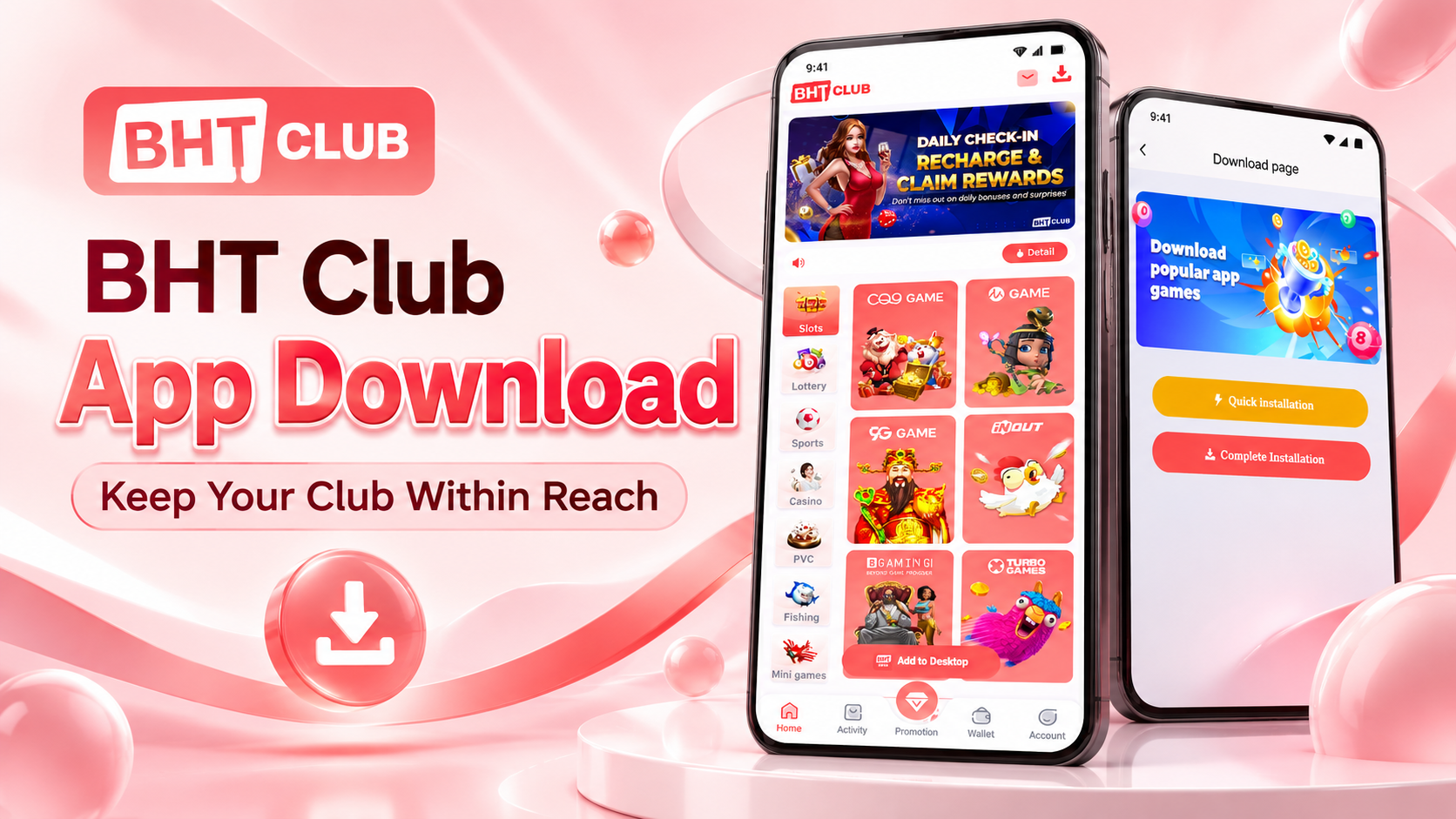 BHT Club Download App